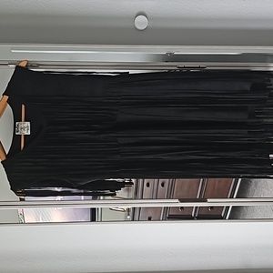 Black fringe dress size s/m